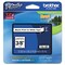 Brother P-Touch 0.35 in. x 26.2 ft. TZe Standard Adhesive Laminated Labeling Tape - Black on White